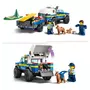 LEGO City 60369 Dressage des chiens policiers, Jouet de Voiture, SUV avec Remorque, Course d'Obstacles, Set avec Figurines Animaux