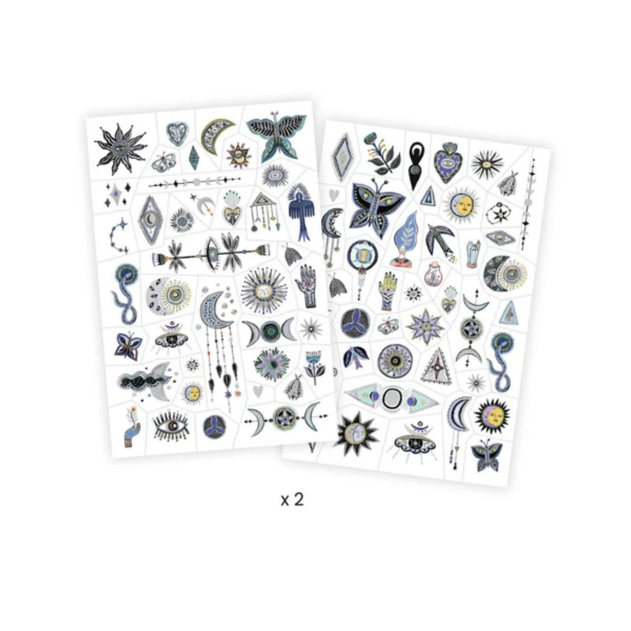 Voir la diapositive 2 : Djeco Tatouage  - Wicca FSC Mix
