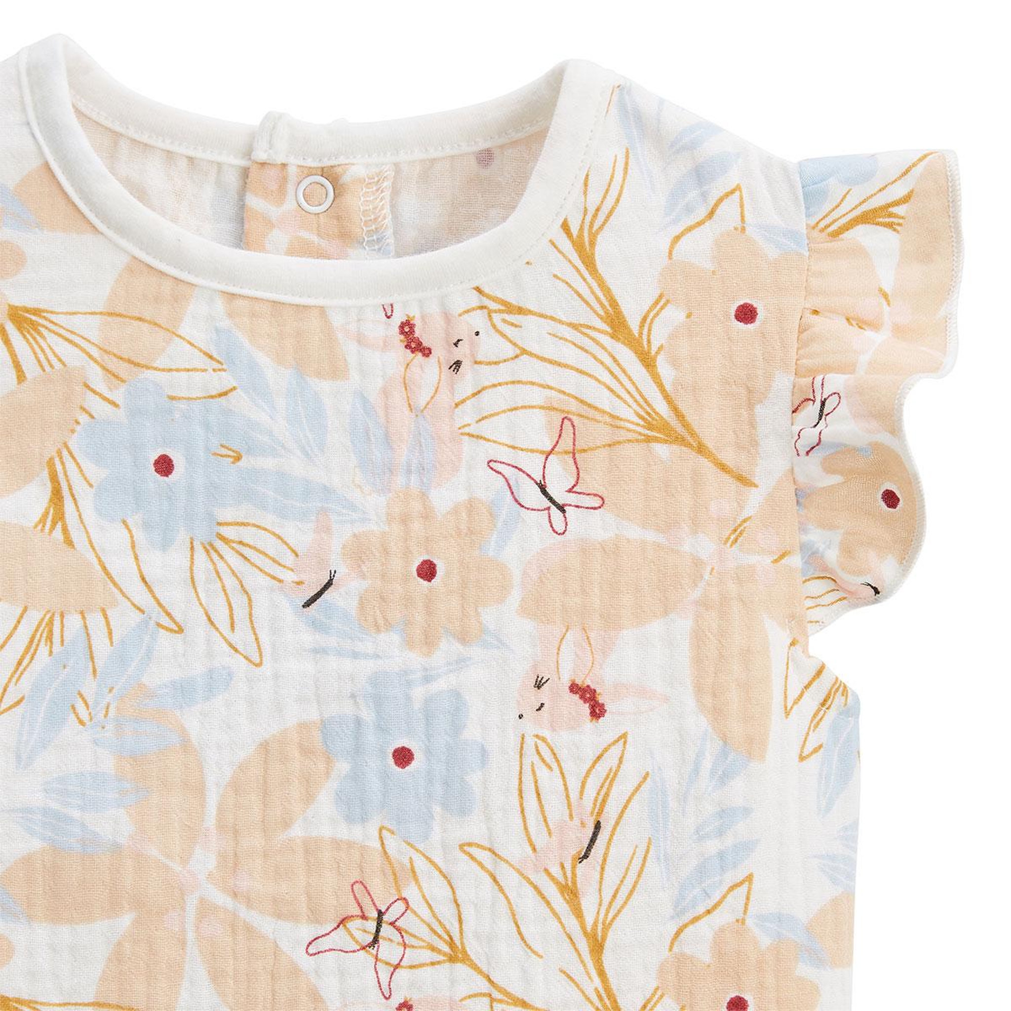Voir la diapositive 2 : Petit Béguin Lot de 2 t-shirts enfant manches courtes praline