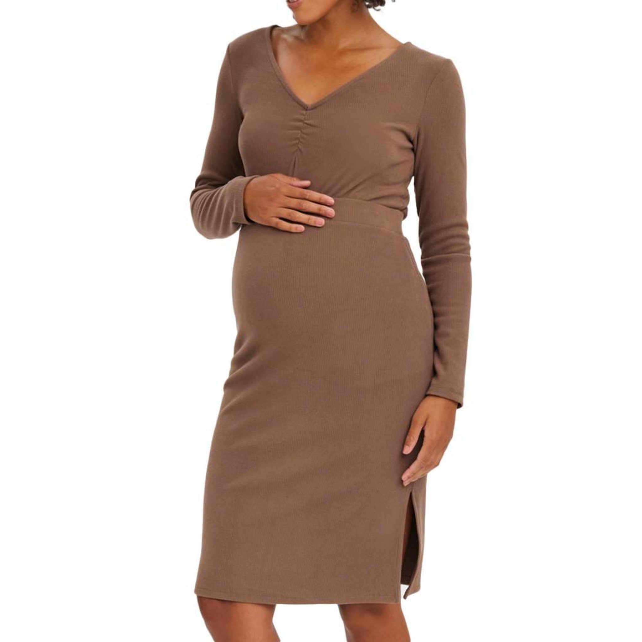 VERO MODA MATERNITY Jupe de Grossesse  Femme Vero Moda Marternity Below. Coloris disponibles : Marron