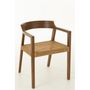 Voir la diapositive 2 : Paris Prix Chaise Design  Sungkai  71cm Marron
