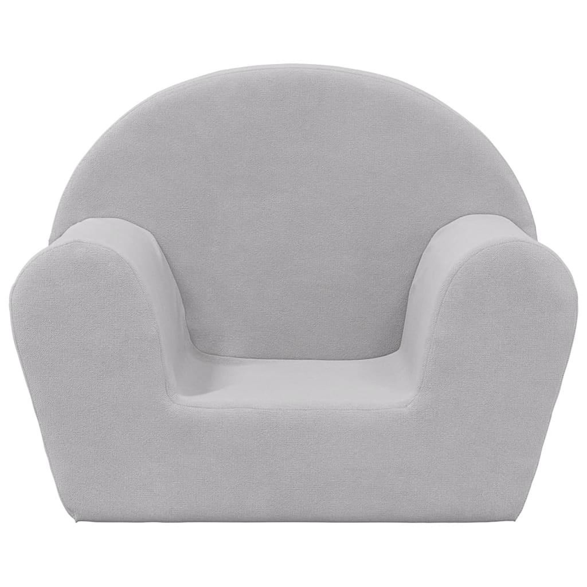 Voir la diapositive 3 : VIDAXL Canape pour enfants gris clair peluche douce