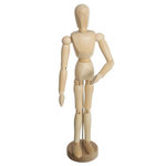 ATMOSPHERA Mannequin Déco en Bois  Collect  32cm Beige