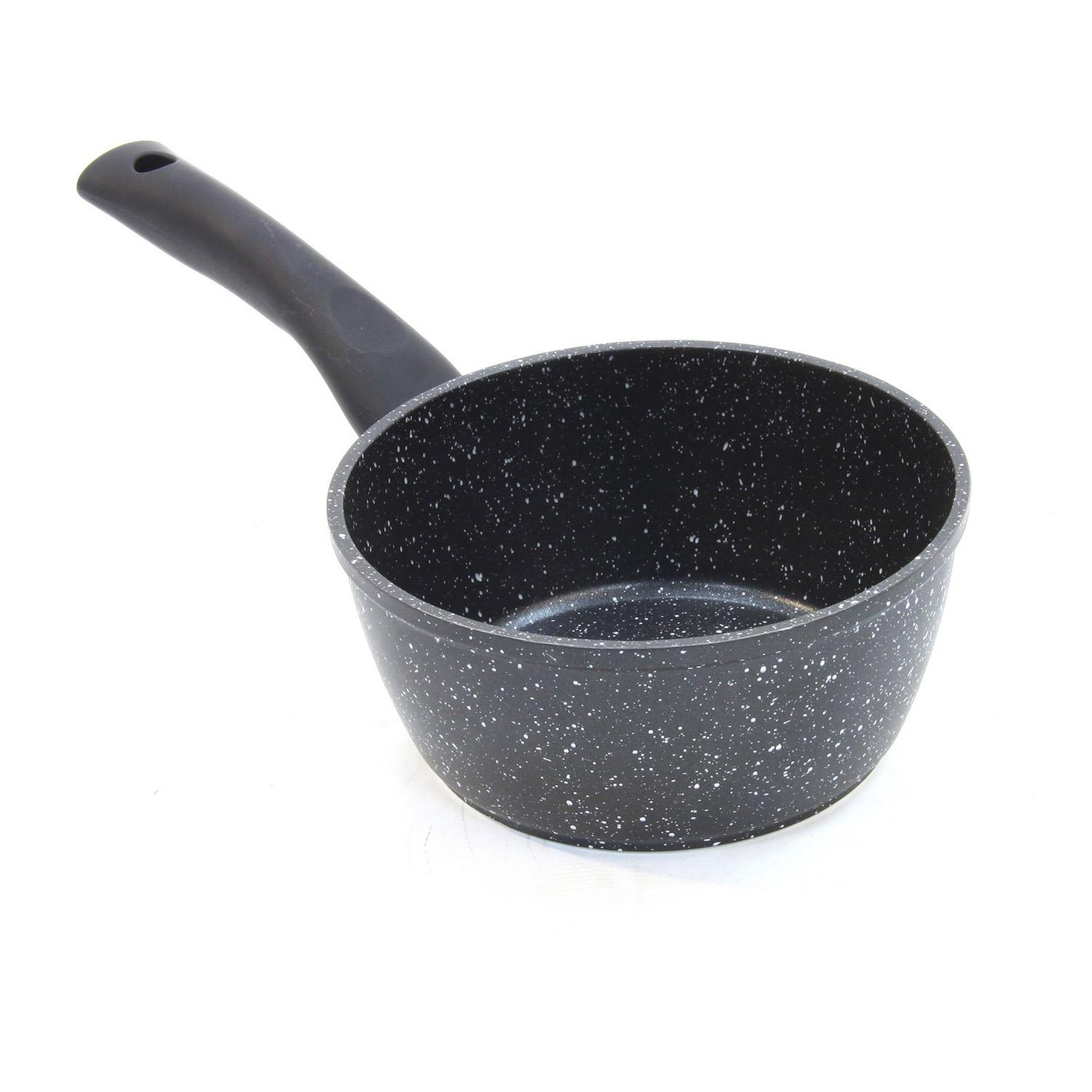 SECRET DE GOURMET Casserole en aluminium - Diam. 20 cm- Revêtement effet Pierre