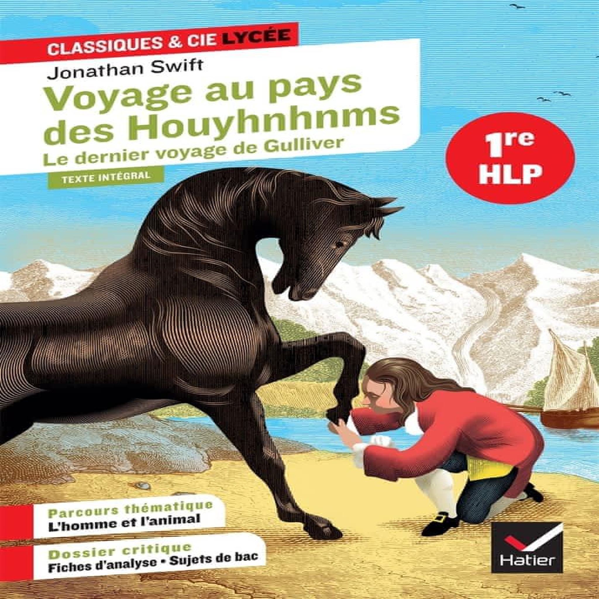 VOYAGE AU PAYS DES HOUYHNHNMS - LE DERNIER VOYAGE DE GULLIVER 1RE HLP. SUIVI D'UN PARCOURS THEMATIQUE  L'HOMME ET L'ANIMAL  ET D'UN DOSSIER CRITIQUE, Swift Jonathan