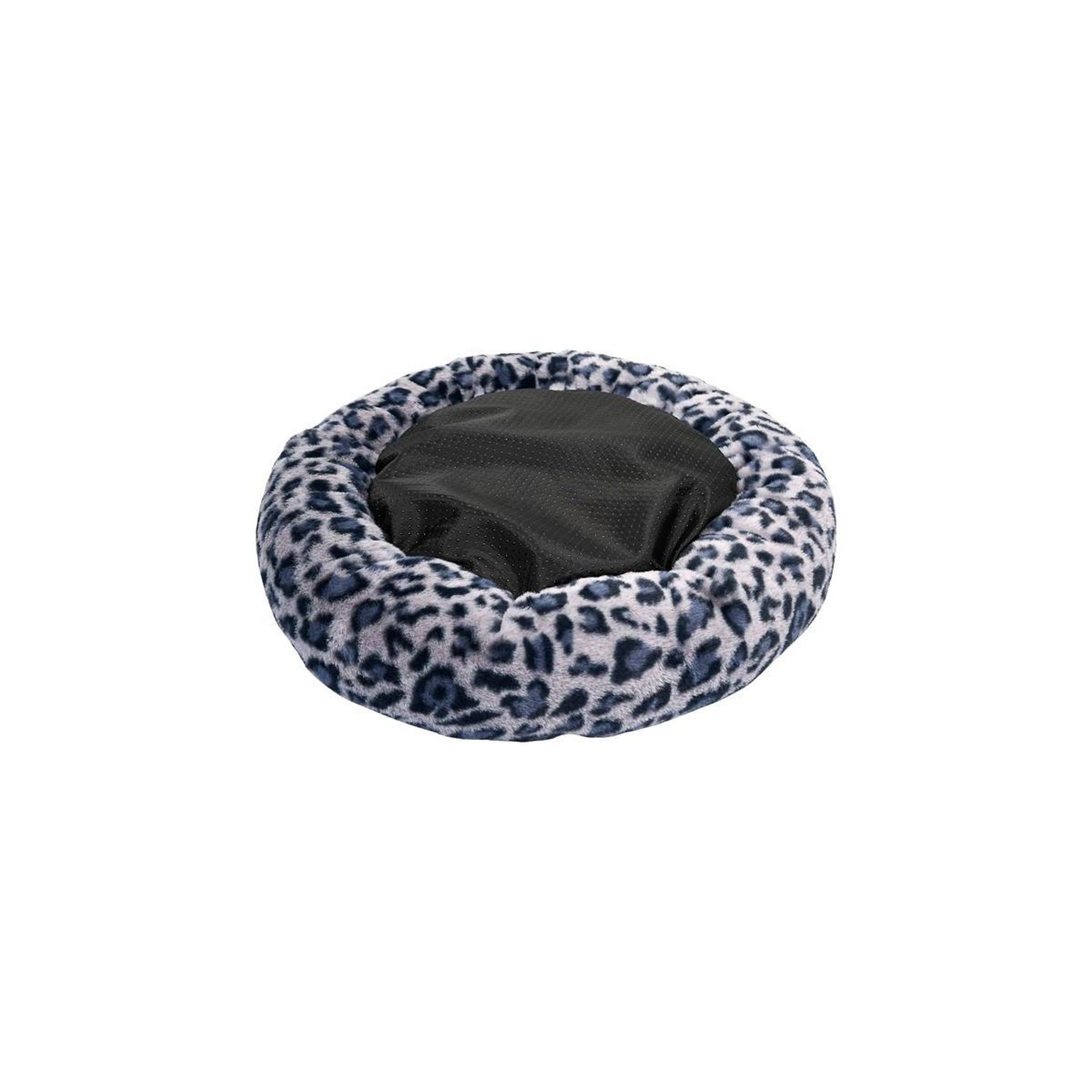 Voir la diapositive 3 : The concept Factory Coussin Lit pour Animaux  Léopard  50cm Noir & Gris