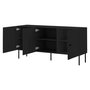 Voir la diapositive 3 : BEST MOBILIER Lavaggi - buffet bas - 3 portes - 150 cm