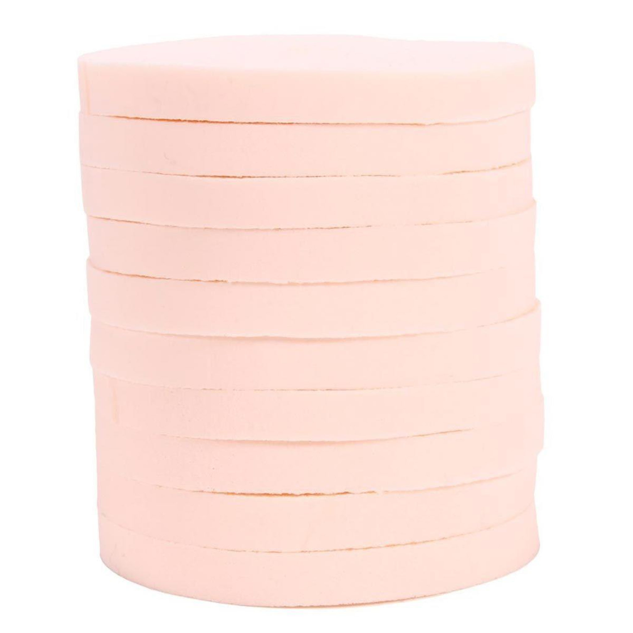 Cosmetic Club Lot de 10 éponges à maquillage  teint  6cm rose