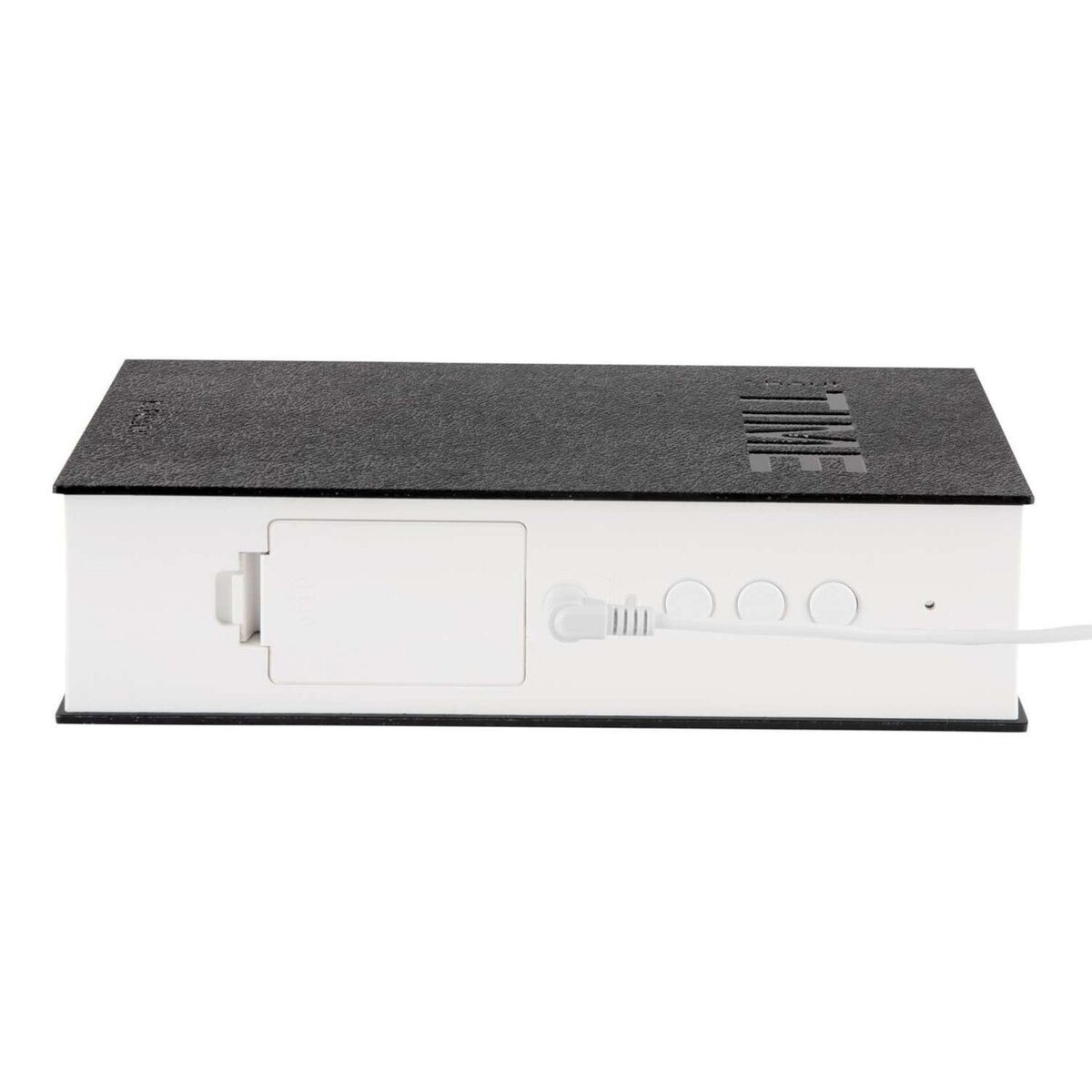 Karlsson Réveil imitation livre - Noir