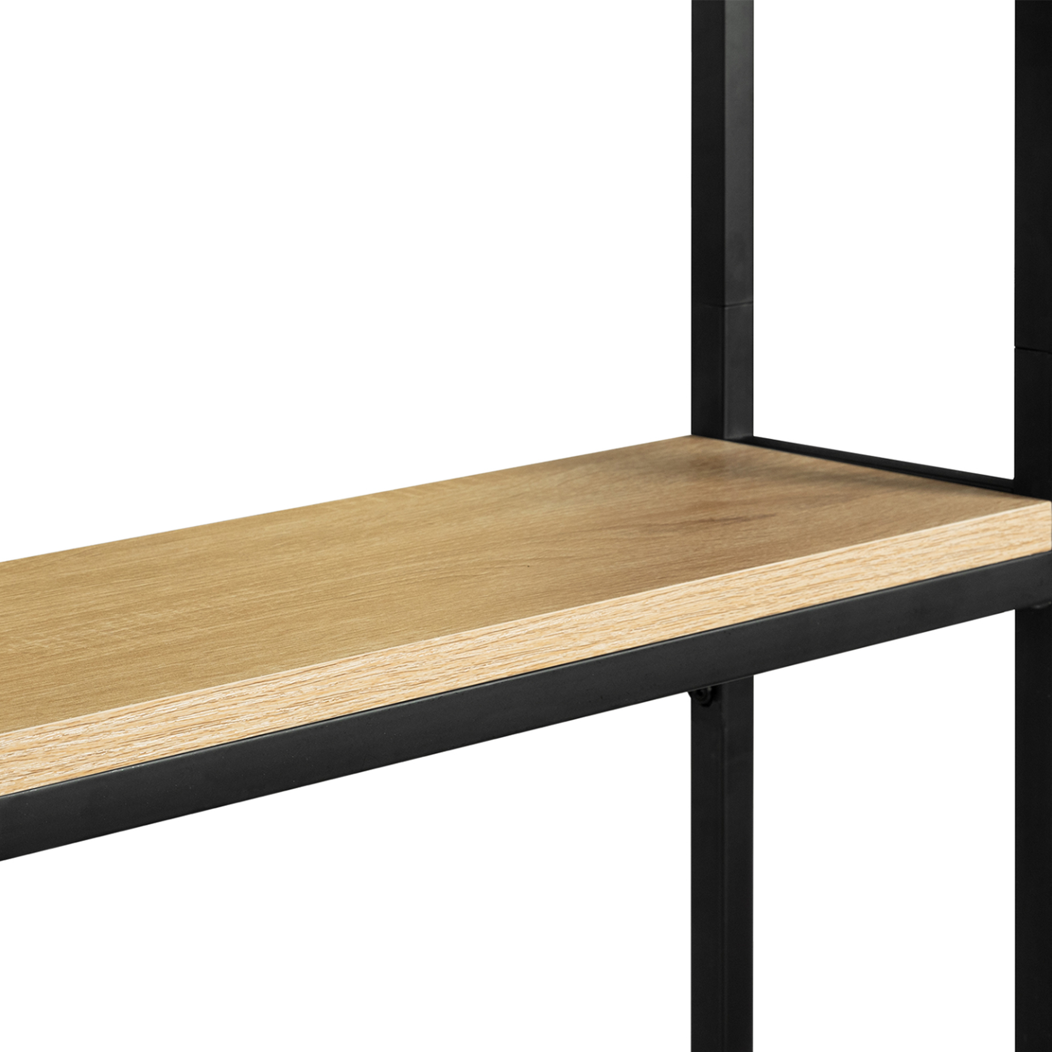 Voir la diapositive 4 : ID MARKET Meuble étagère dessus wc 4 étagères detroit design industriel