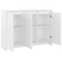 Voir la diapositive 5 : VIDAXL Buffet Blanc 102x33x75 cm Bois d'ingenierie