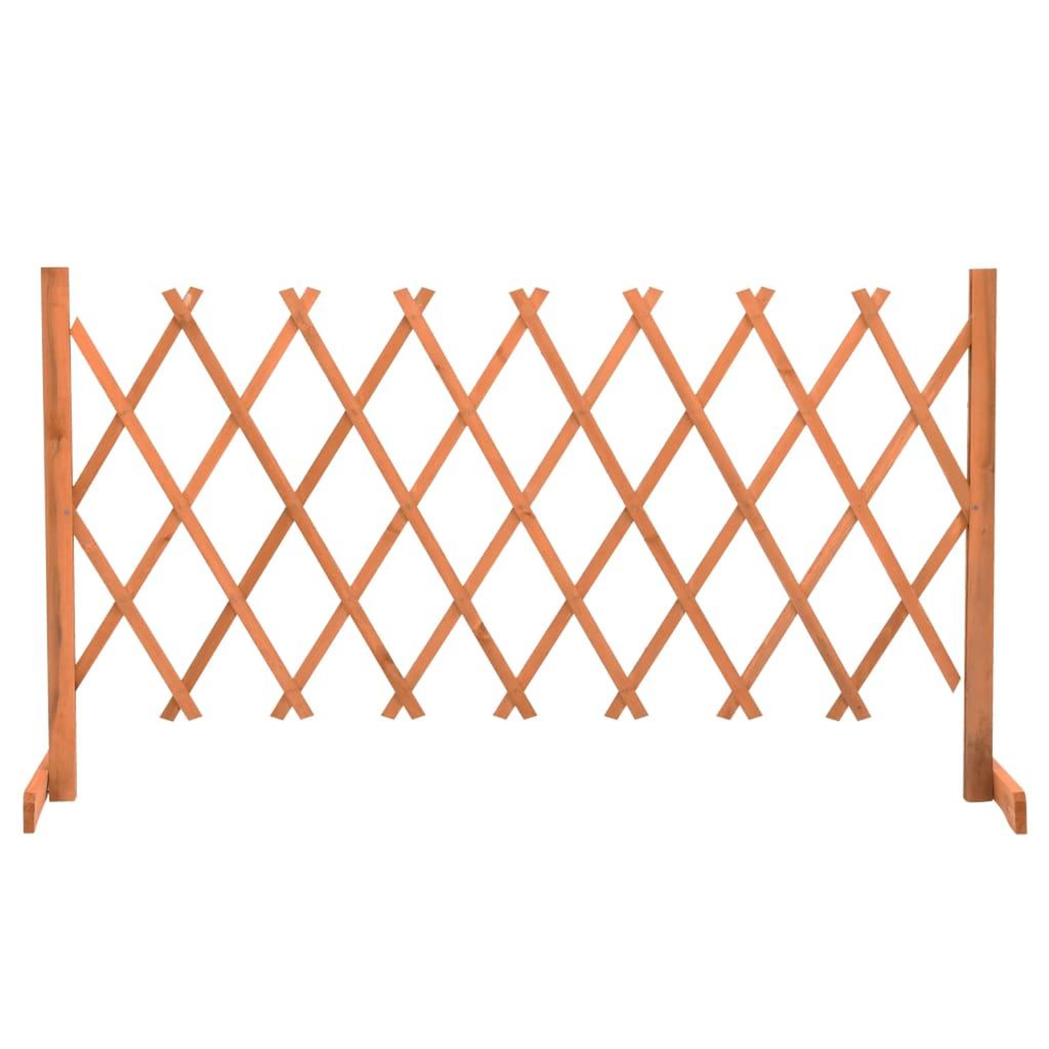 Voir la diapositive 1 : VIDAXL Cloture en treillis de jardin Orange 150x80 cm Bois de sapin