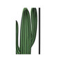 Voir la diapositive 3 : Paris Prix Lot de 3 Déco Murales  Cactus  46cm Vert & Noir