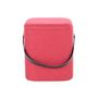 Voir la diapositive 2 : Paris Prix Lot de 2 Poufs & Coffres de Rangement  Arabella  44cm Rouge & Noir