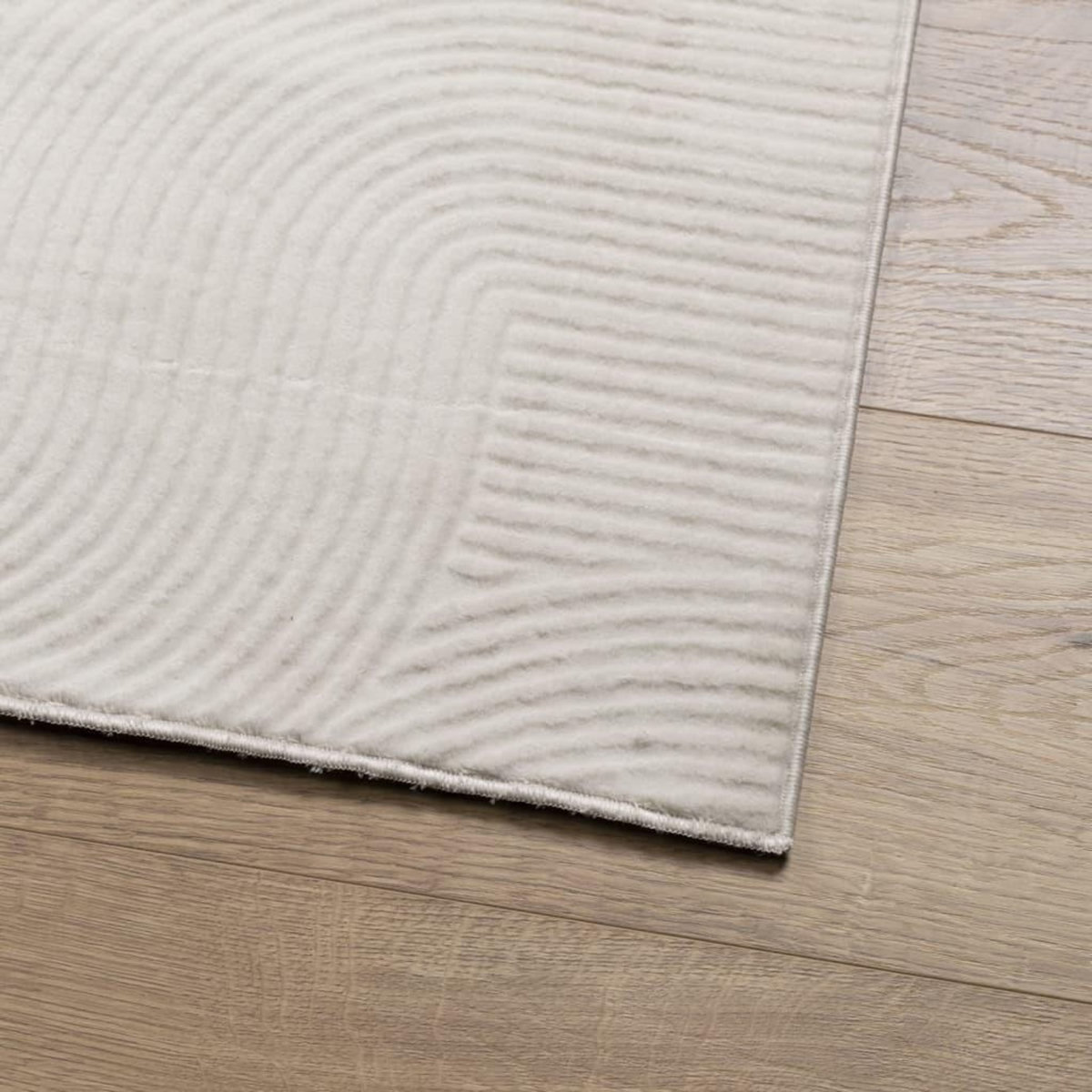 VIDAXL Tapis IZA poils courts style scandinave creme 100x200 cm
