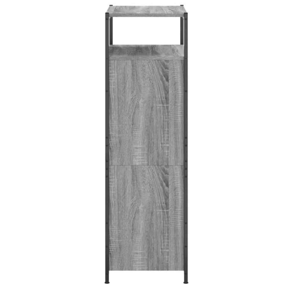 VIDAXL Armoire à chaussures Sonoma gris 60x34x112 cm Bois d ingénierie