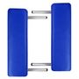 Voir la diapositive 4 : VIDAXL Table pliable de massage Bleu 3 zones avec cadre en aluminium