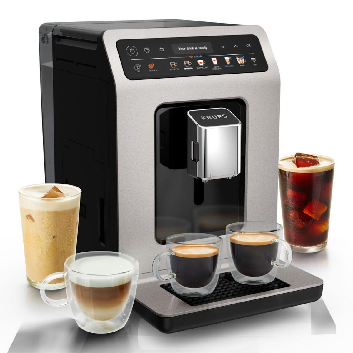 KRUPS Expresso Broyeur Evidence Hot & Cold EA898DF1