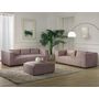 Voir la diapositive 3 : LISA DESIGN Stella - pouf en velours côtelé - style contemporain