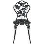 Voir la diapositive 4 : VIDAXL Chaises de bistro lot de 2 Aluminium coule Noir
