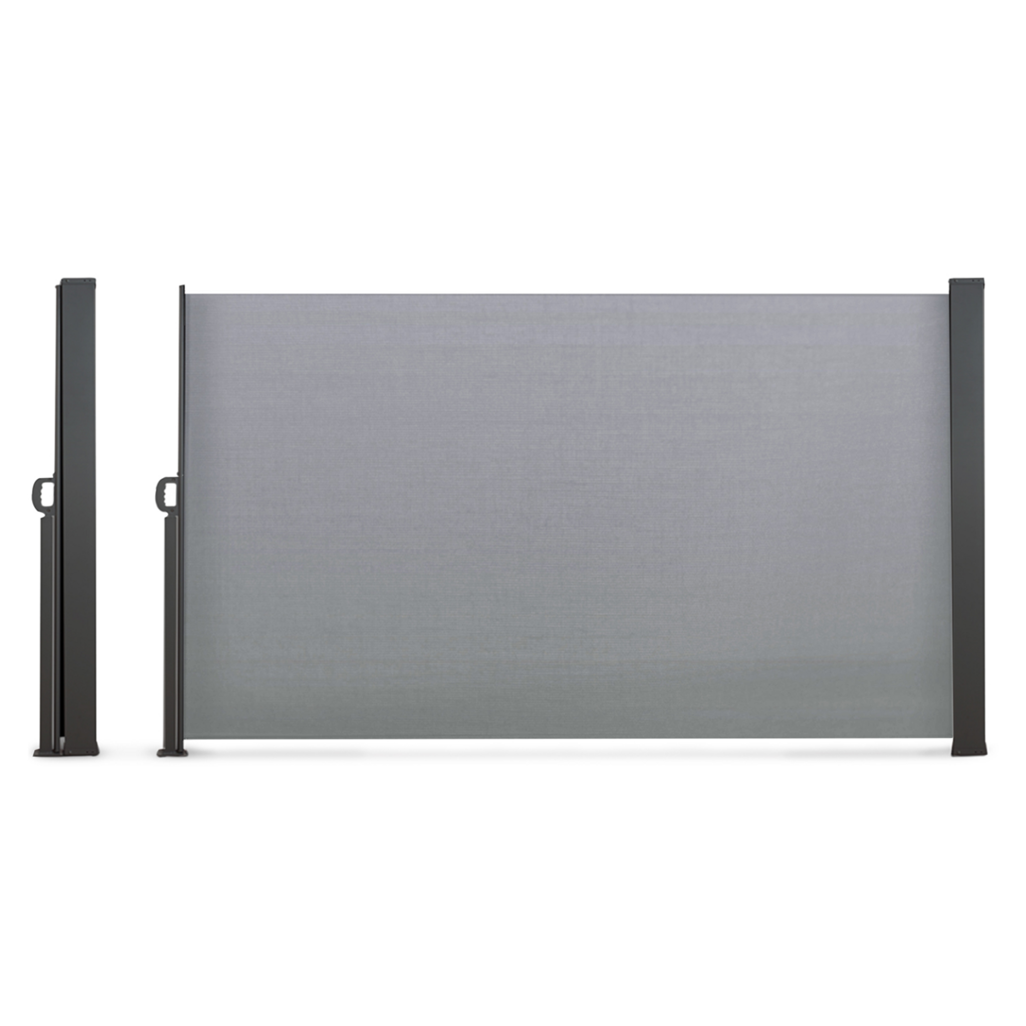 Écran extérieur pliable rétractable en polyester et aluminium, séparateur de vie