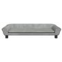 Voir la diapositive 3 : VIDAXL Lit pour chien gris clair 100x50x21 cm velours