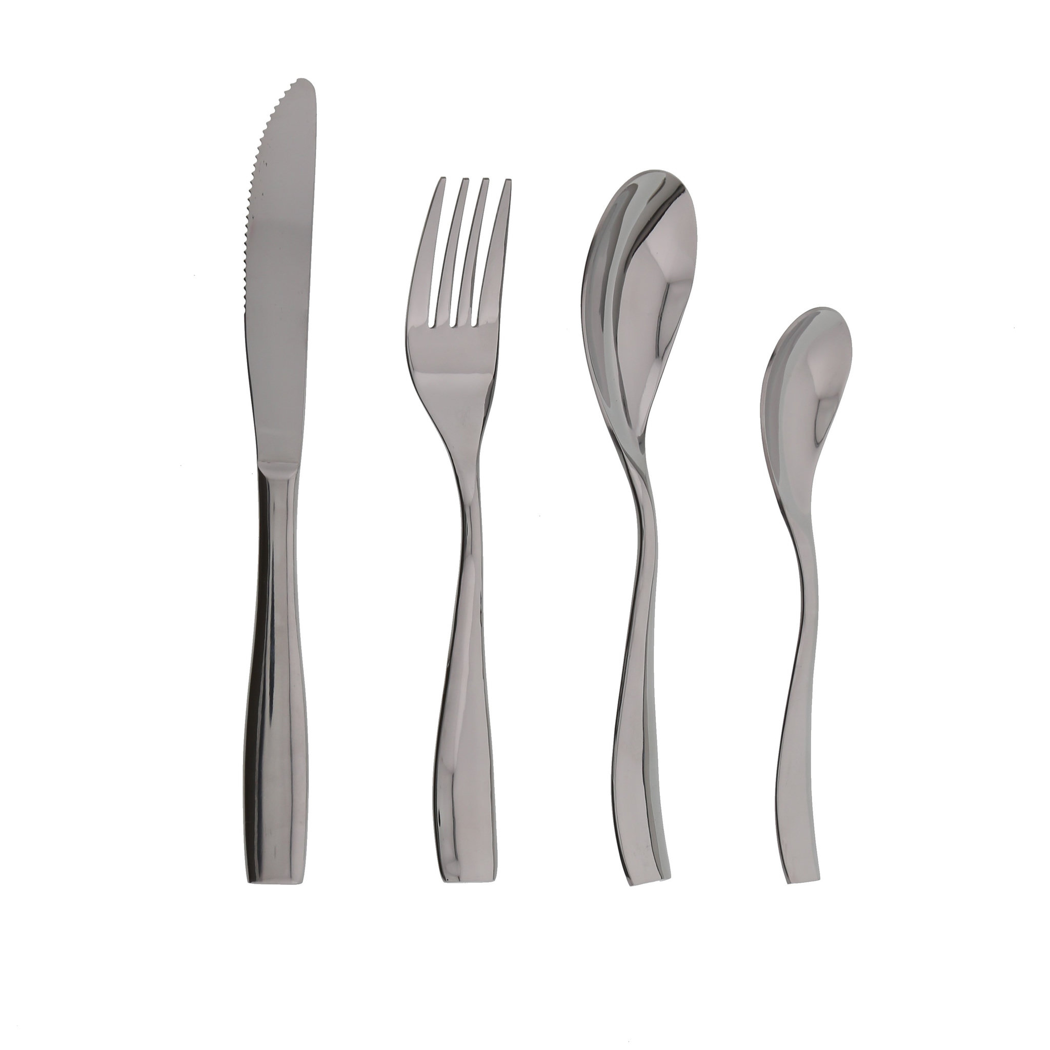 Ménagère inox 24 pièces KOBE 
