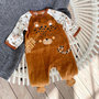 Voir la diapositive 4 : Petit Béguin Pyjama bébé en velours Benghali