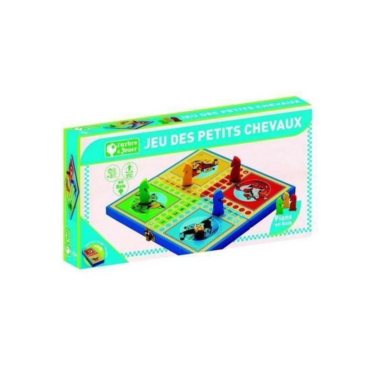 JeuJura Coffret Jeu des Petits Chevaux