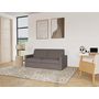 Voir la diapositive 1 : BEST MOBILIER Julia - canapé 3 places convertible express couchage quotidien 140 cm matelas 14 cm en tissu