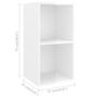 Voir la diapositive 5 : VIDAXL Meubles TV muraux 4 pcs Blanc brillant Bois d'ingenierie