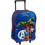Voir la diapositive 1 : MARVEL Sac maternelle à roulettes Bleu AVENGERS