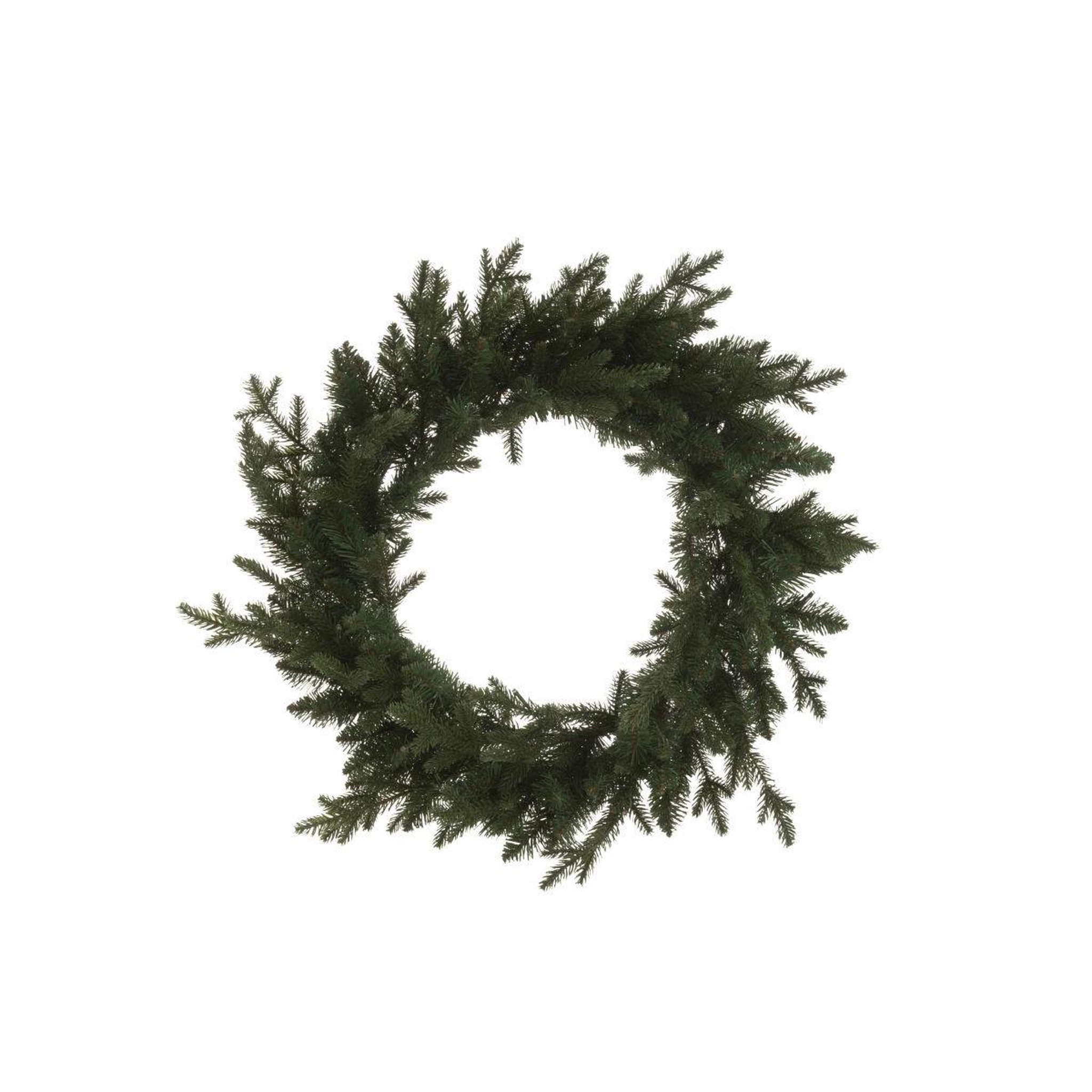Voir la diapositive 2 : J-LINE Couronne de noël 40 led  christmas show  60cm vert