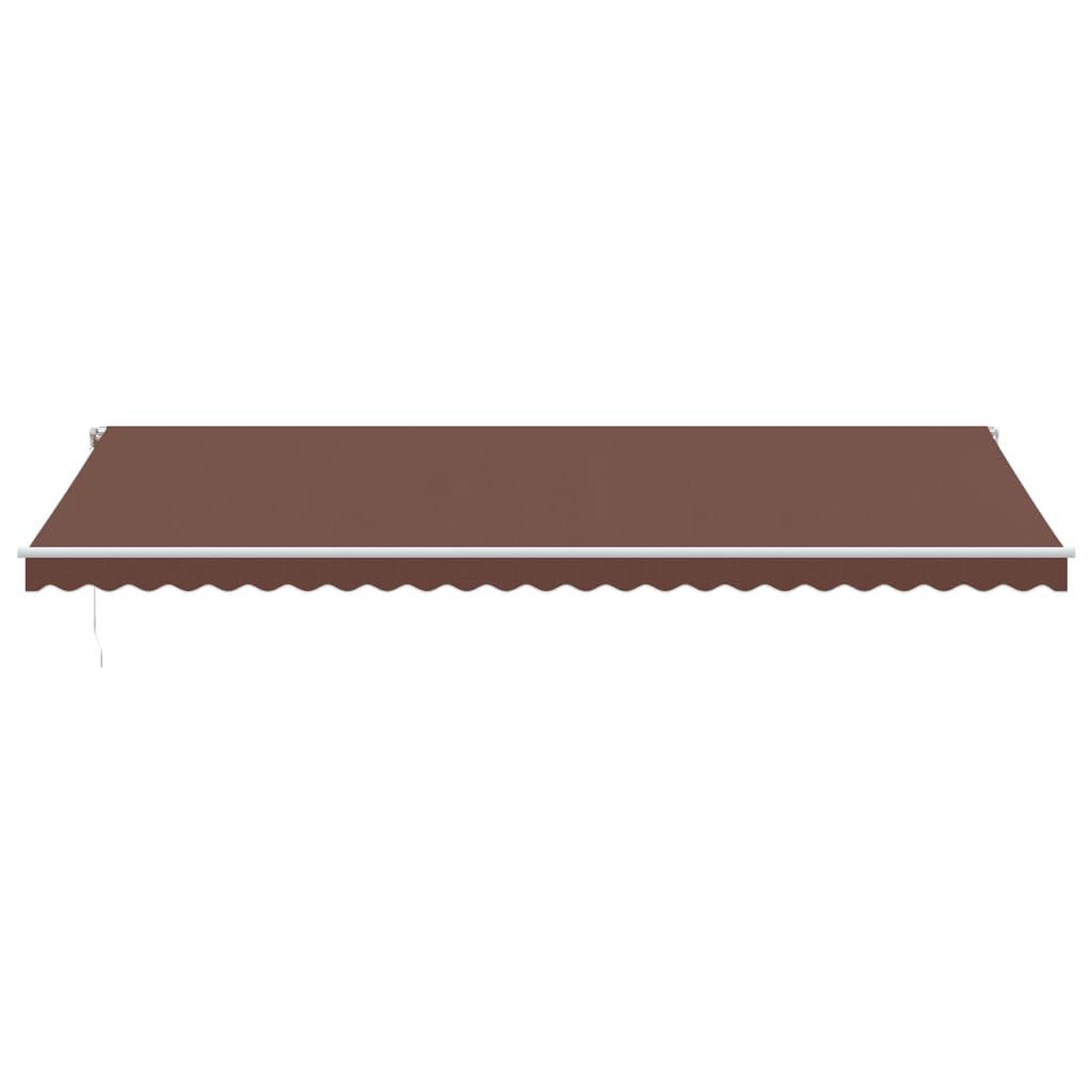 Voir la diapositive 4 : VIDAXL Auvent retractable automatique avec LED marron 600x300 cm