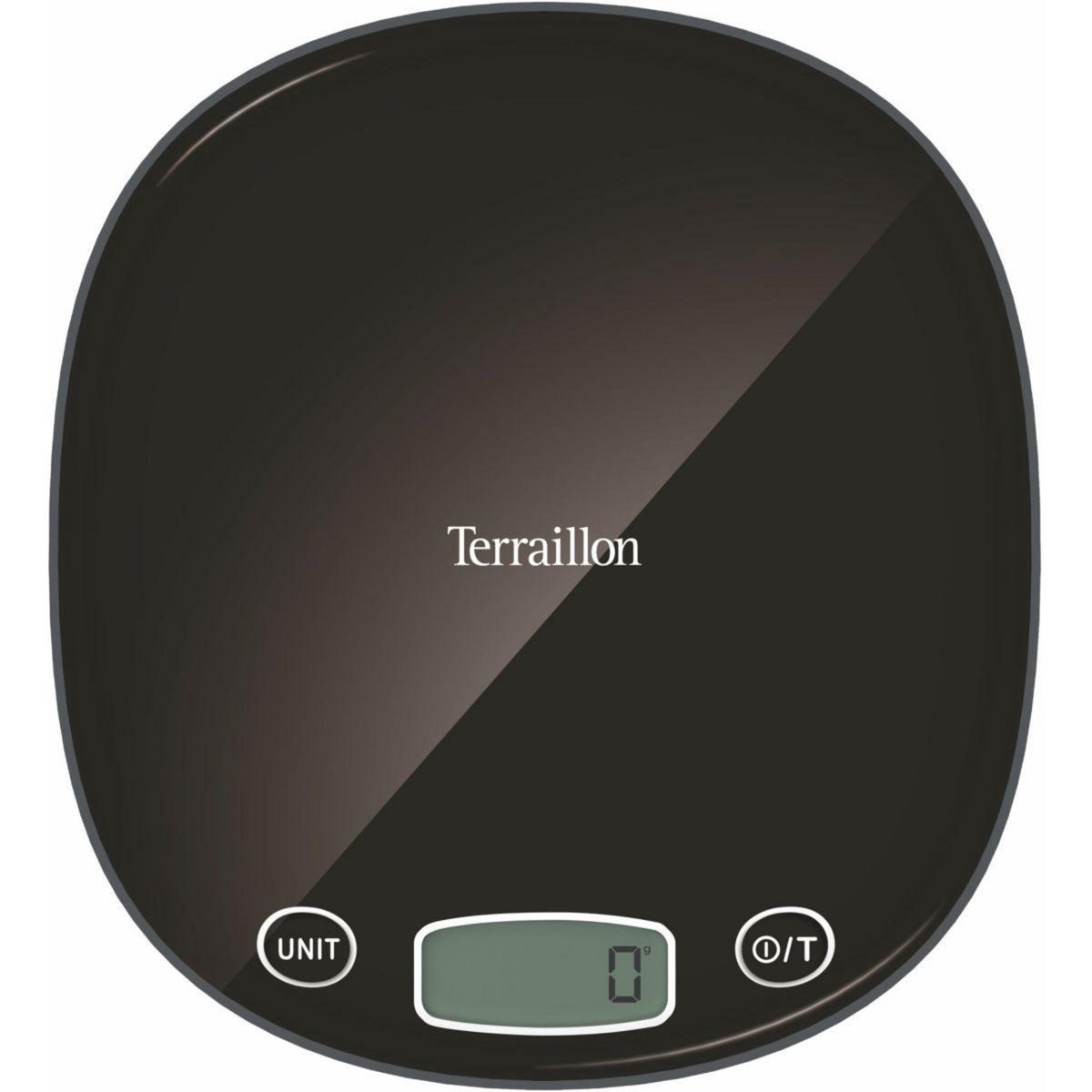 Terraillon Balance de cuisine macaron + noir intense