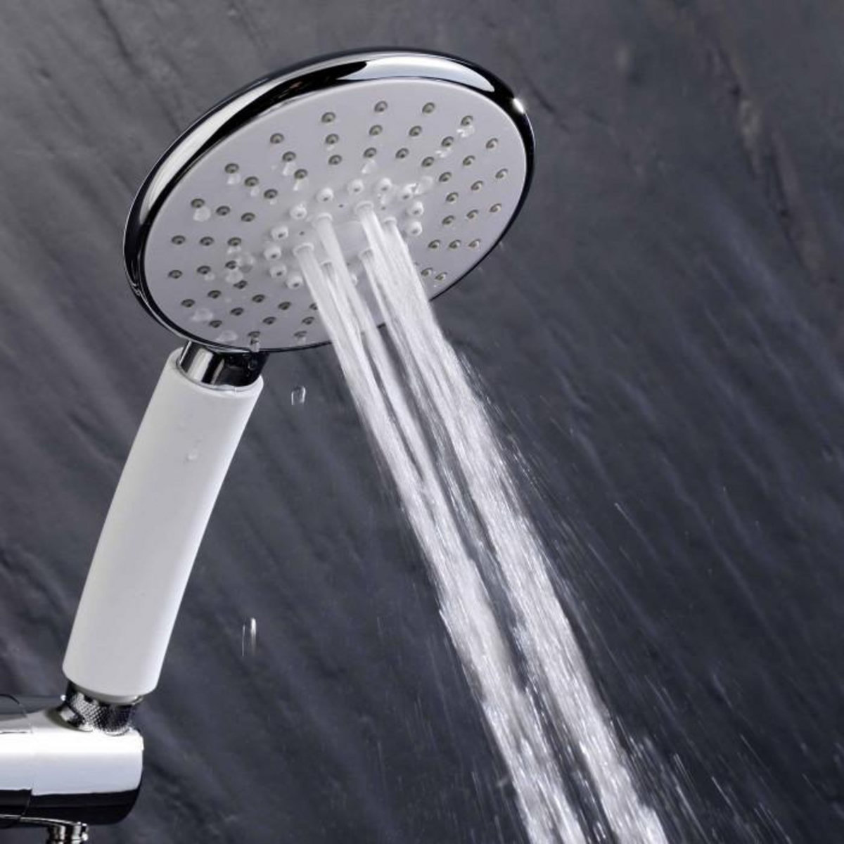 Paris Prix Pommeau de Douche 5 Fonctions  Hydro  22cm Chrome