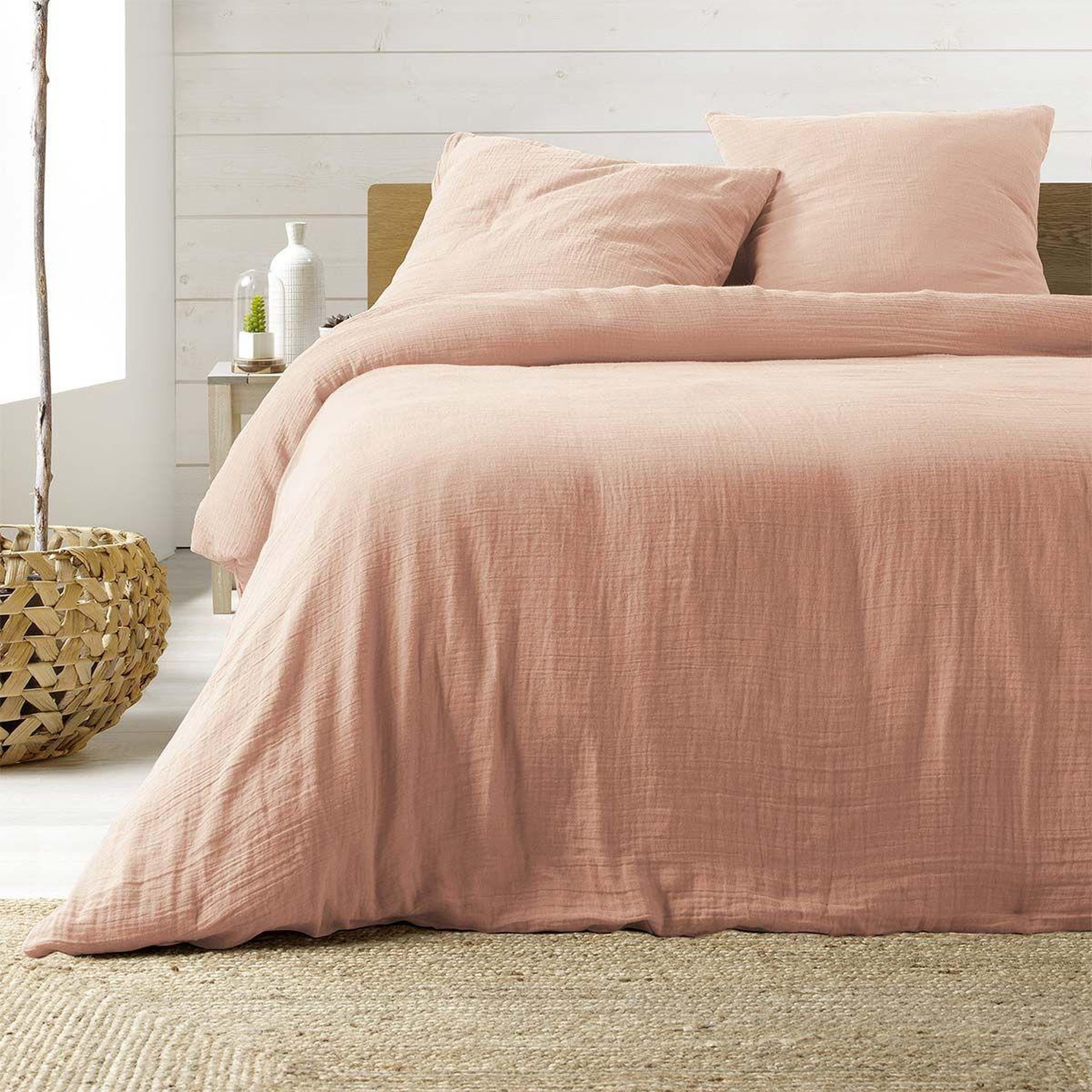 Douceur d'Intérieur Parure de lit 3 pièces  angelia  240x220cm rose