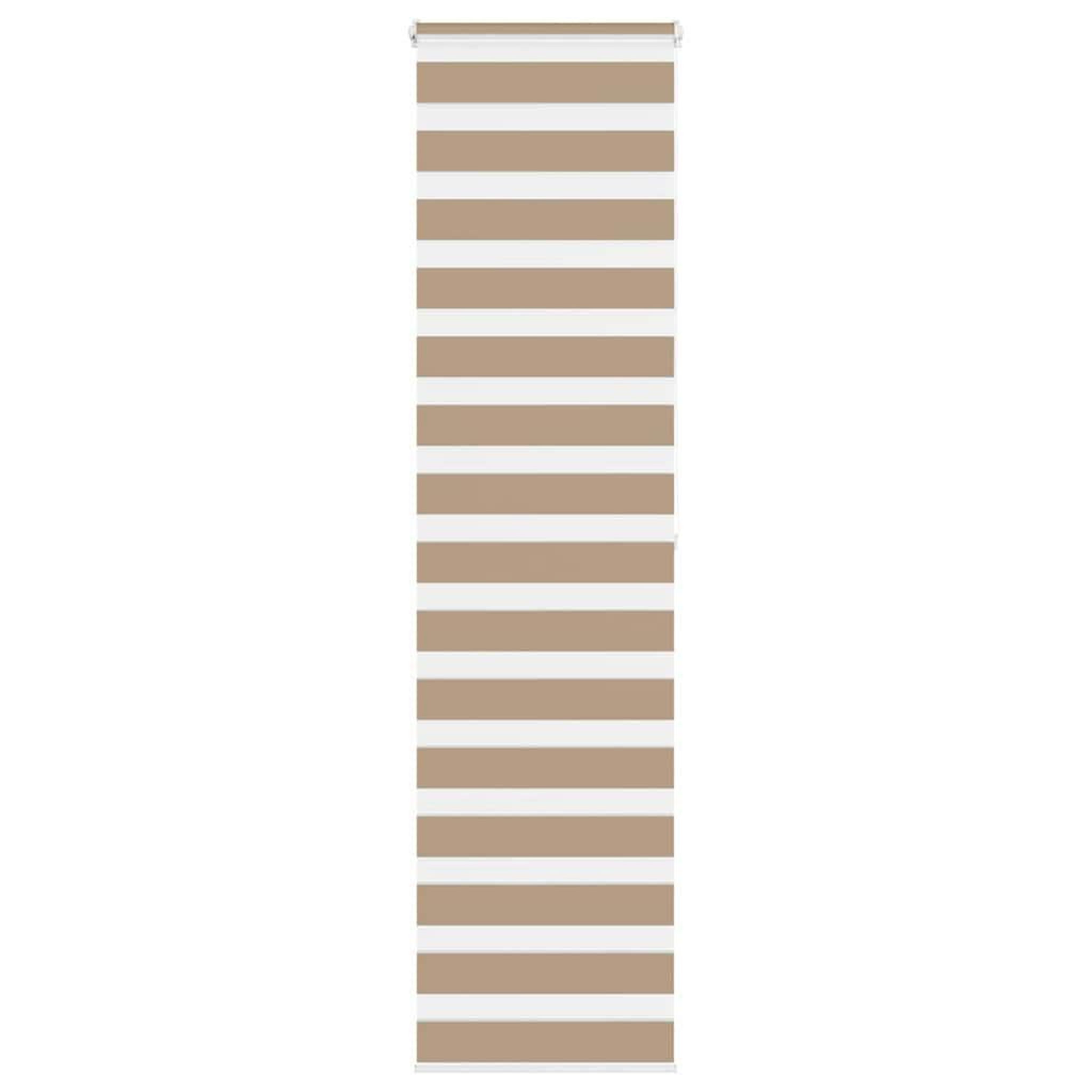 VIDAXL Store zebre marron sable largeur du tissu 50,9 cm polyester