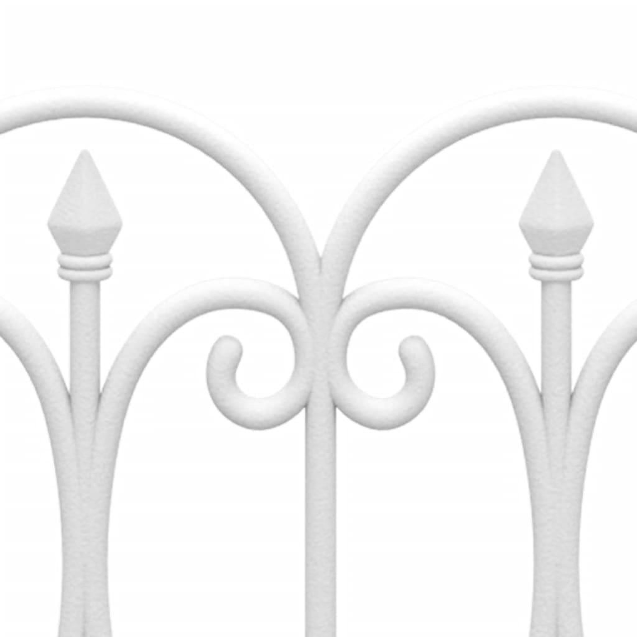 Voir la diapositive 5 : VIDAXL Bordures de pelouse 17 pcs Blanc 10 m PP