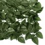 Voir la diapositive 4 : VIDAXL Ecran de balcon avec feuilles vert fonce 600x100 cm