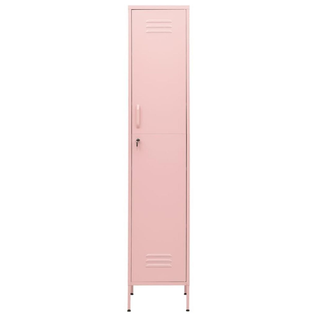 VIDAXL Armoire a casiers Rose 35x46x180 cm Acier