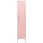 Voir la diapositive 3 : VIDAXL Armoire a casiers Rose 35x46x180 cm Acier
