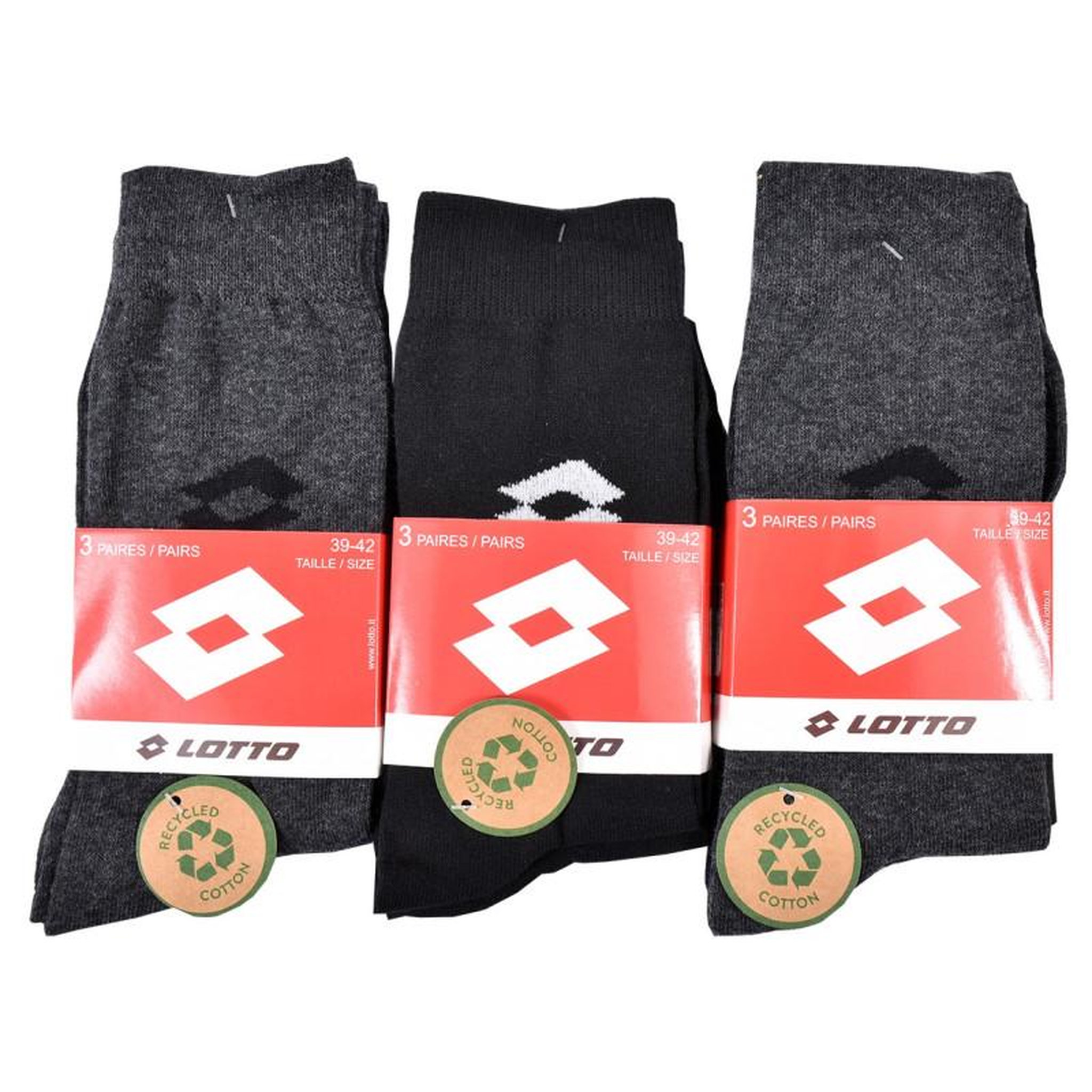 Voir la diapositive 3 : LOTTO Chaussettes Homme LOTTO