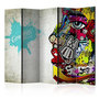 Voir la diapositive 1 : Paris Prix Paravent 5 Volets  Graffiti Beauty  172x225cm