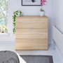 Voir la diapositive 5 : VS VENTA-STOCK Commode de niut Santi 3 tiroirs couleur chêne, 77 cm largeur
