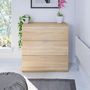 Voir la diapositive 5 : VS VENTA-STOCK Commode de niut Santi 3 tiroirs couleur chêne, 77 cm largeur