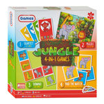 GRAFIX Grafix - Game box 4in1 Jungle 300036