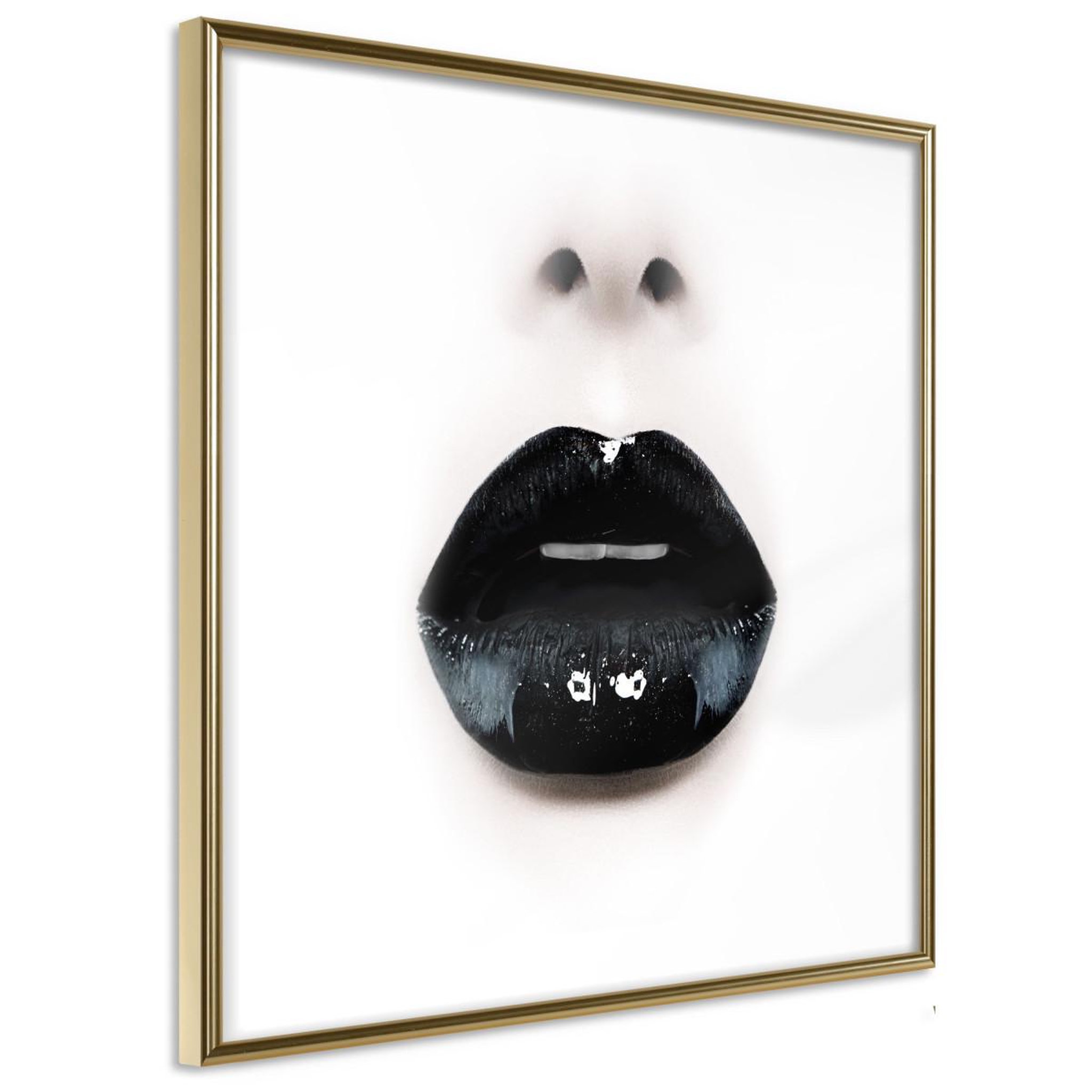 Voir la diapositive 1 : Paris Prix Affiche Murale Encadrée  Black Lipstick