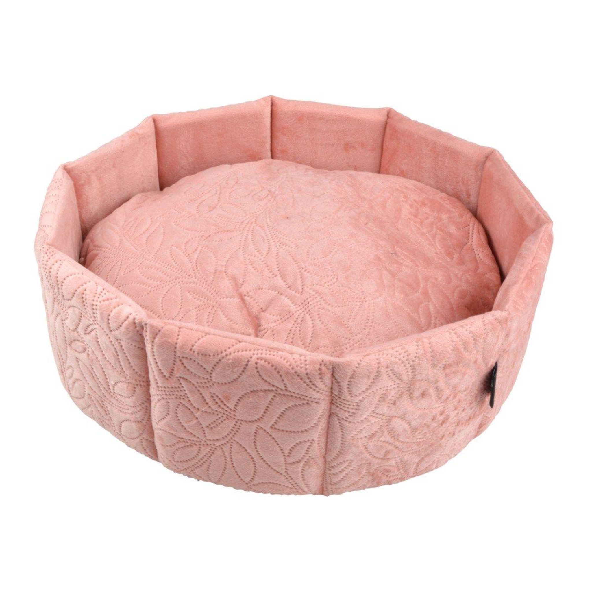 Voir la diapositive 1 : LOVE STORY Panier pour chien & chat  boho  48cm bois de rose
