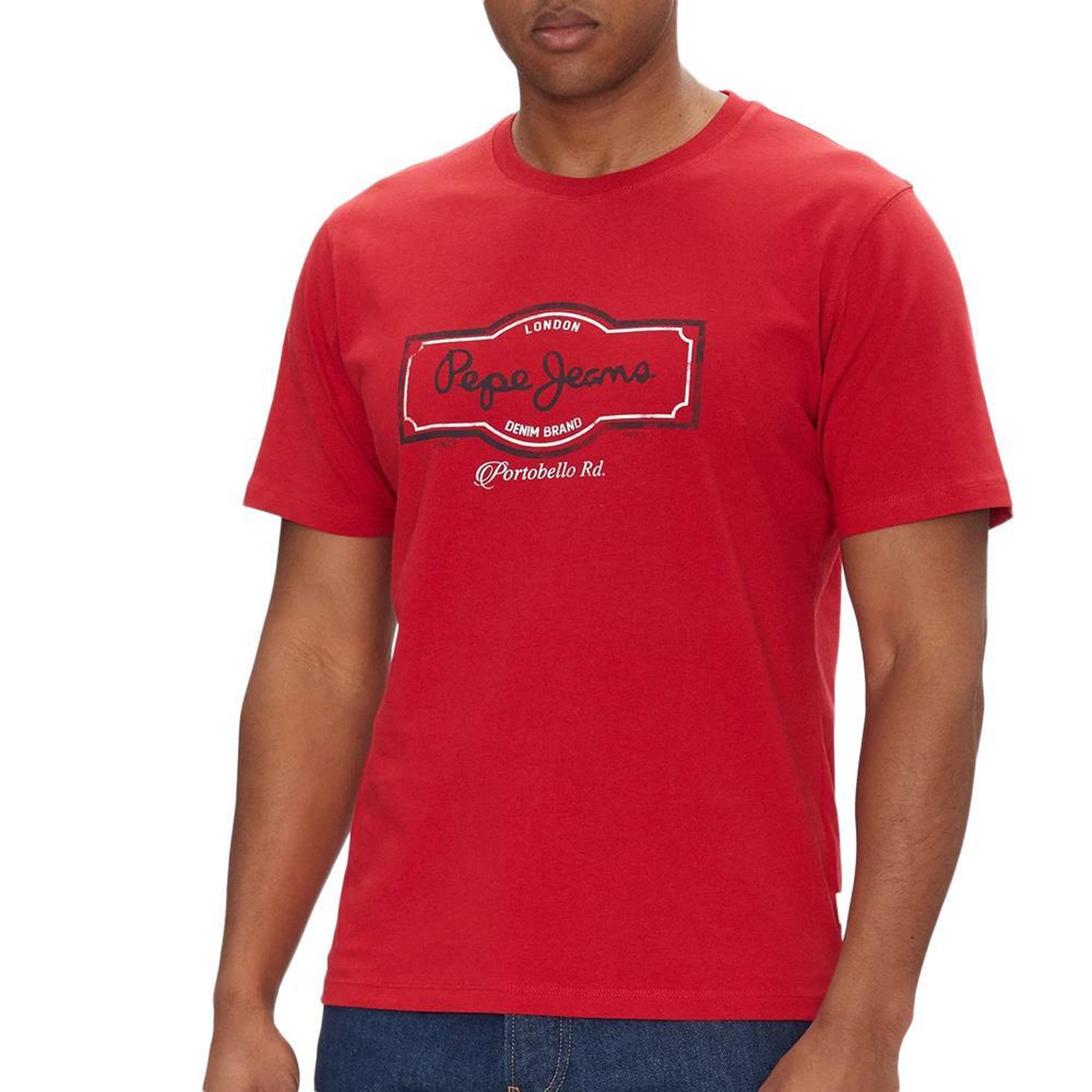 Pepe Jeans T-shirt Rouge Homme Pepe Jeans Daxton. Coloris disponibles : Rouge